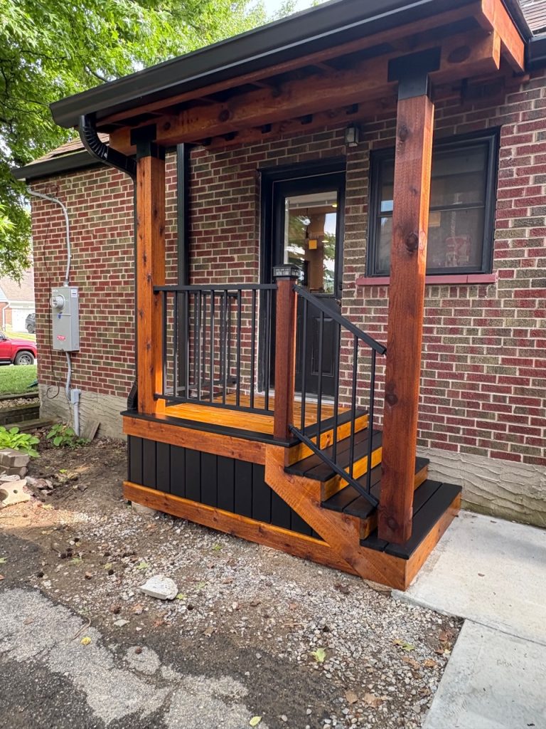 Side porch entrance